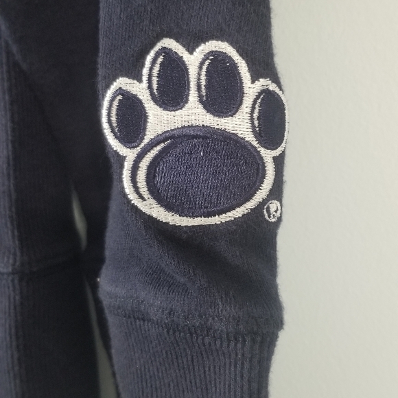 Penn State PSU Hoodie. Lace Embroidered Logo on Back & Paw Print Sleeve. Size M. - Picture 6 of 9